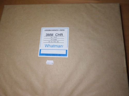 WHATMAN Grade 3MM CHR Cellulose Chromatography Paper Sheets 35 x 45cm 0.34mm