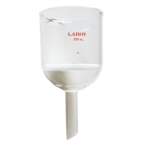 Laboy Glass Buchner Filter Funnel 350ml With 80mm DISC O.D.
