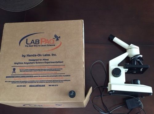 Lab paq microbiology lab kit with microscope item# lp-0222-mb-02 for sale