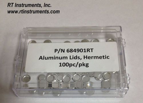 Brand New Aluminum Hermetic TZero Sample Lids; 100pc/set; for TA Instruments