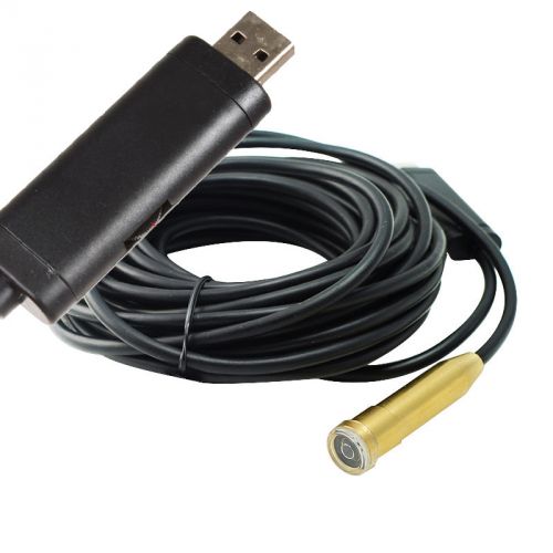Waterproof borescope endoscope inspection snake tube pipe camera with 4led for sale