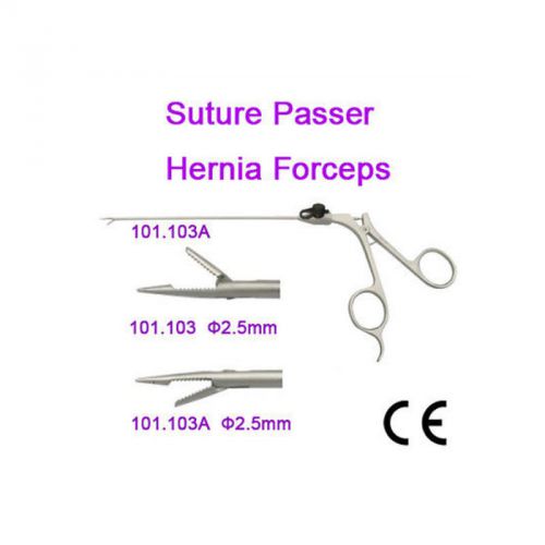 New Suture Passer Hernia Forceps ?2.5mm Laparoscopy//*101.103,101.103A
