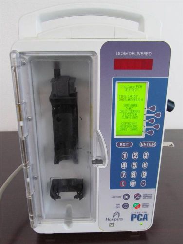 Hospira Lifecare PCA Syringe Pump Infusion System With KEY WIFI --- NEW BATTERY