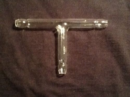 1/2&#034; kimax t-type glass tubing connector lab tubing tee for sale