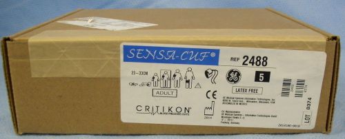 1 Box of 5 Critikon /GE Sensa-Cuf BP Cuffs #2488