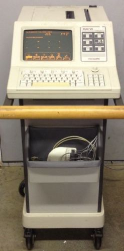 Vintage marquette mac vu electrocardiograph ecg ekg machine for sale