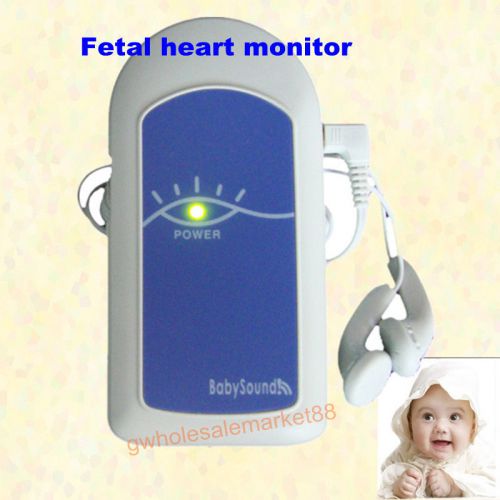 2014 new Portable fetal doppler, fetal heart monitor with free gel Baby sound A