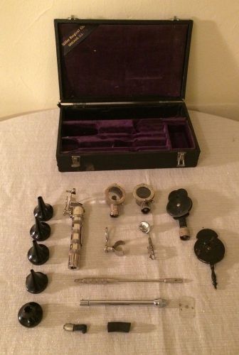 Antique Miller Surgical Company Ophthalmoscope Kit Otoscope with Case