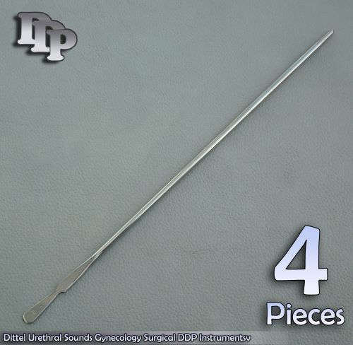 4 Pieces Of Dittel Urethral Sounds # 16 Fr Gynecology Surgical DDP Instruments