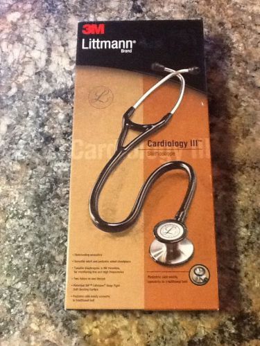 3m littmann cardiology iii stethoscope  caribbean blue 27 inch for sale