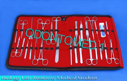 35 PC BIOLOGY LAB ANATOMY MEDICAL STUDENT DISSECTING KIT WITH SCALPEL BLADES #12