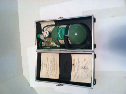 Mada home medical portable oxygen tank, regulator &amp; case for sale