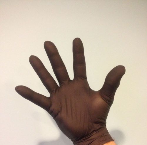 Black Nitrile Gloves 100/Large Tattoo, Medical, Food Service Disposable Sanitary