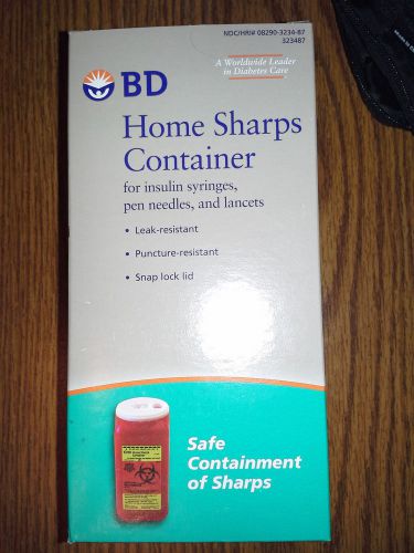 Sharps Container, BD Brand, 1.4 QT.