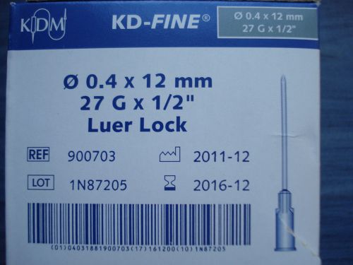 Medical Needles, Hypodermic Sterile, Injections Ink Cartridges, KDM ? 27G 50pcs