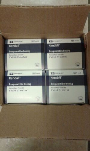 Covidien KENDALL transparent film dressing Box of 400 2&#034; x 2 3/4&#034; #6640 Sterile