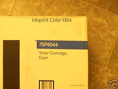 New oem ibm 75p4044 cyan toner cartridge infoprint 1354 for sale