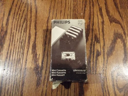 Philips LFH0005/10 Mini-Cassette  6 tapes