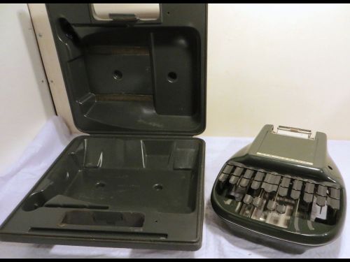 Vintage Stenograph Machine Secretarial Model Shorthand Dictation w/Case