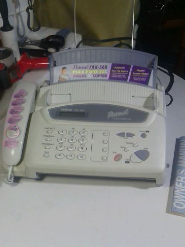 Brother FAX560 Compact Personal Plain Paper Fax Phone Machine Hold Caller ID