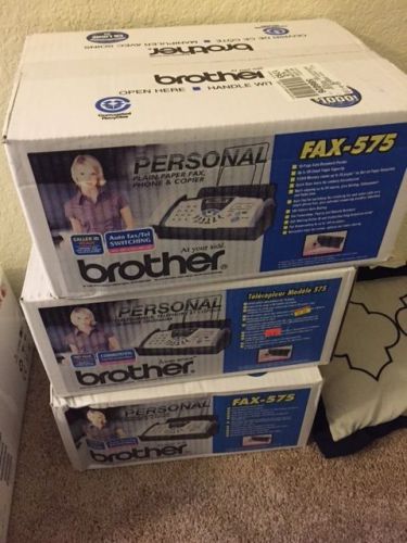 BRAND NEW BROTHER FAX-575 PLAIN PAPER FAX PHONE COPIER SEALED L@@K!!!