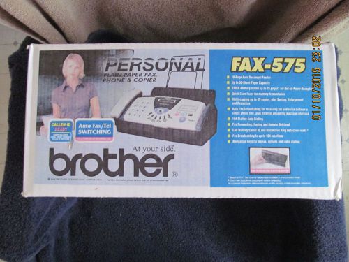 BROTHER PERSONAL FAX-575!!! BRAND NEW IN BOX!!! FREE SHIPPING!!!