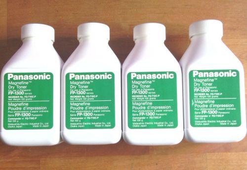 Panasonic fq-t10c-p magnefine toner fits fp-1300 4 bottles new for sale
