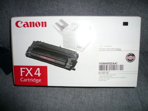 Canon FX-4 Black Toner Cartridge - OEM - New in Box - Free Shipping!