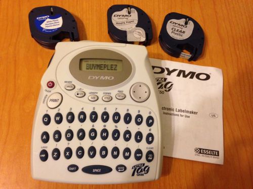 DYMO LetraTag QX 50 QX50 Thermal Label Printer - Tested Working