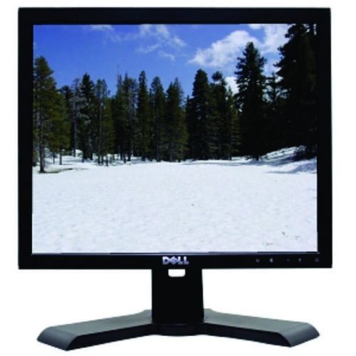 Dell e176fpb 17&#034; lcd flat screen monitor tilt  black incl keyboard / laser mouse for sale