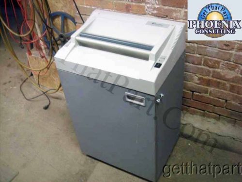 Fellowes 380 white top usa made stripcut 16&#034; industrial paper shredder for sale