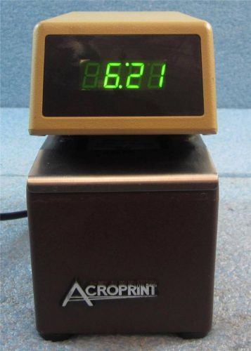 AcroPrint Time Recorder Model  ETC