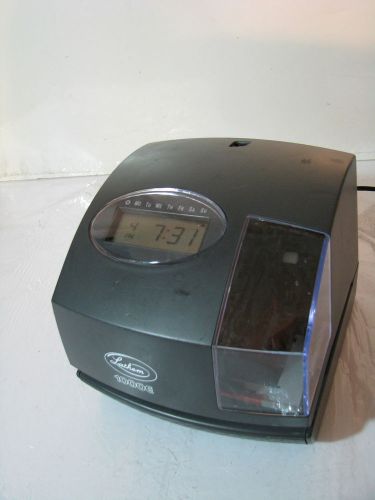 Lathem 1000E Electronic Digital Time Clock Recorder w/ Power Cable