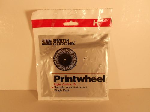 SMITH CORONA H Series Printwheel Orator 10   H59287  New-in-Package