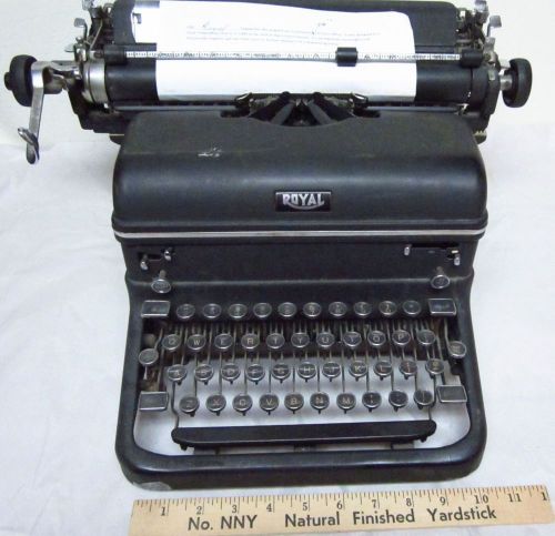 Old Royal Typewriter Tobyhanna PA Post Office    LOCAL PICKUP ONLY    CoGL16