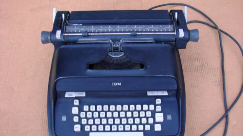 Vintage IBM Model C Electric Office Typewriter Rare BLACK In Color 1959-1964 Gen