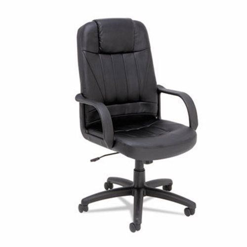 Alera sparis executive high-back swivel chair, leather, black (alesp41ls10b) for sale