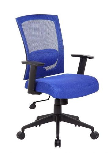 B6706 boss blue mesh back contemporary office task chair for sale