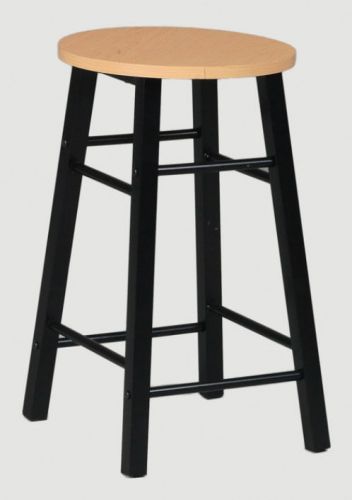 Studio stool with wood grain top [id 3147503] for sale