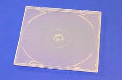 5  SLIM Yellow Color CD Jewel Cases