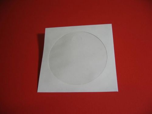 100 pcs dvd cd paper sleeve !!! free 2~3  day shipping high quality with windows for sale