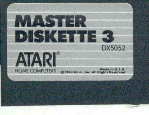 Disk 5 Atari DOS 3.0 Master 5 1/4 disks 800/XL/XE