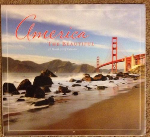 America The Beautiful 2015 16 Month 12X12 Calendar Sealed.