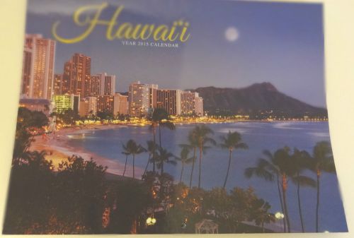 2015 Hawaiian Calendar - Scenic Views of Around the State - 12 month w/ FREE S&amp;H
