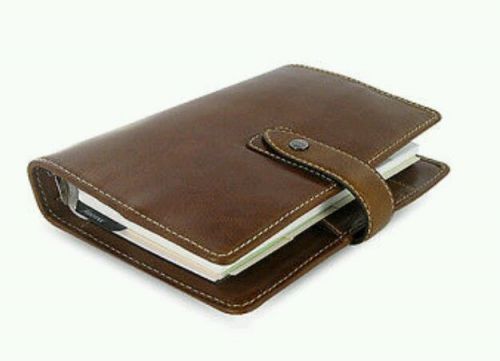 Filofax Personal Size Malden Organizer - Ochre Leather - Brand New