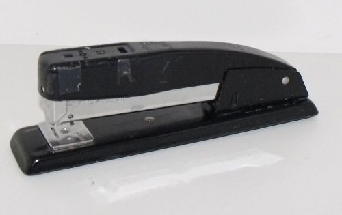Vtg mid century retro art deco atomic desktop office stapler black swingline for sale