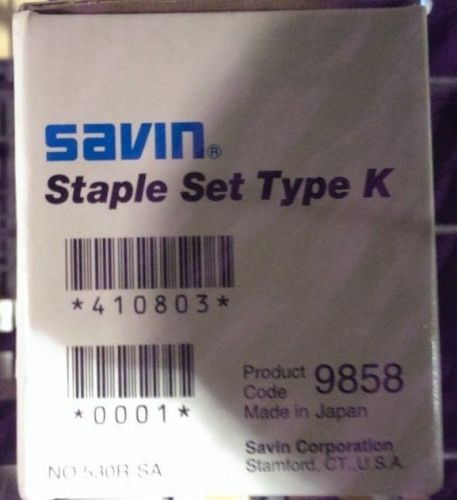 OEM Genuine Savin, Ricoh, Lanier Staple Set Type K Refill (9858 / 410803)