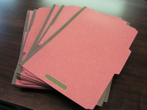 30 Universal 10260 Pressboard Classification Folder, Legal, Four-Section, Red