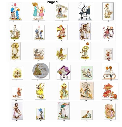 30 square stickers envelope seals favor tags vintage girls buy 3 get1 free (hh1) for sale