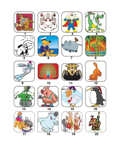 30 Personalized Return Address Cartoon Animals Labels Buy 3 get 1 free(ca2)